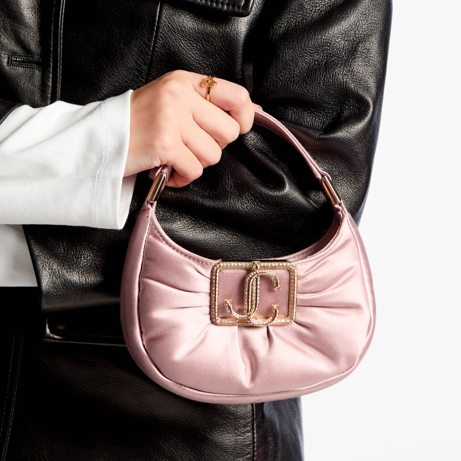 Edie Hobo Mini
Rose Satin Mini Bag - 2