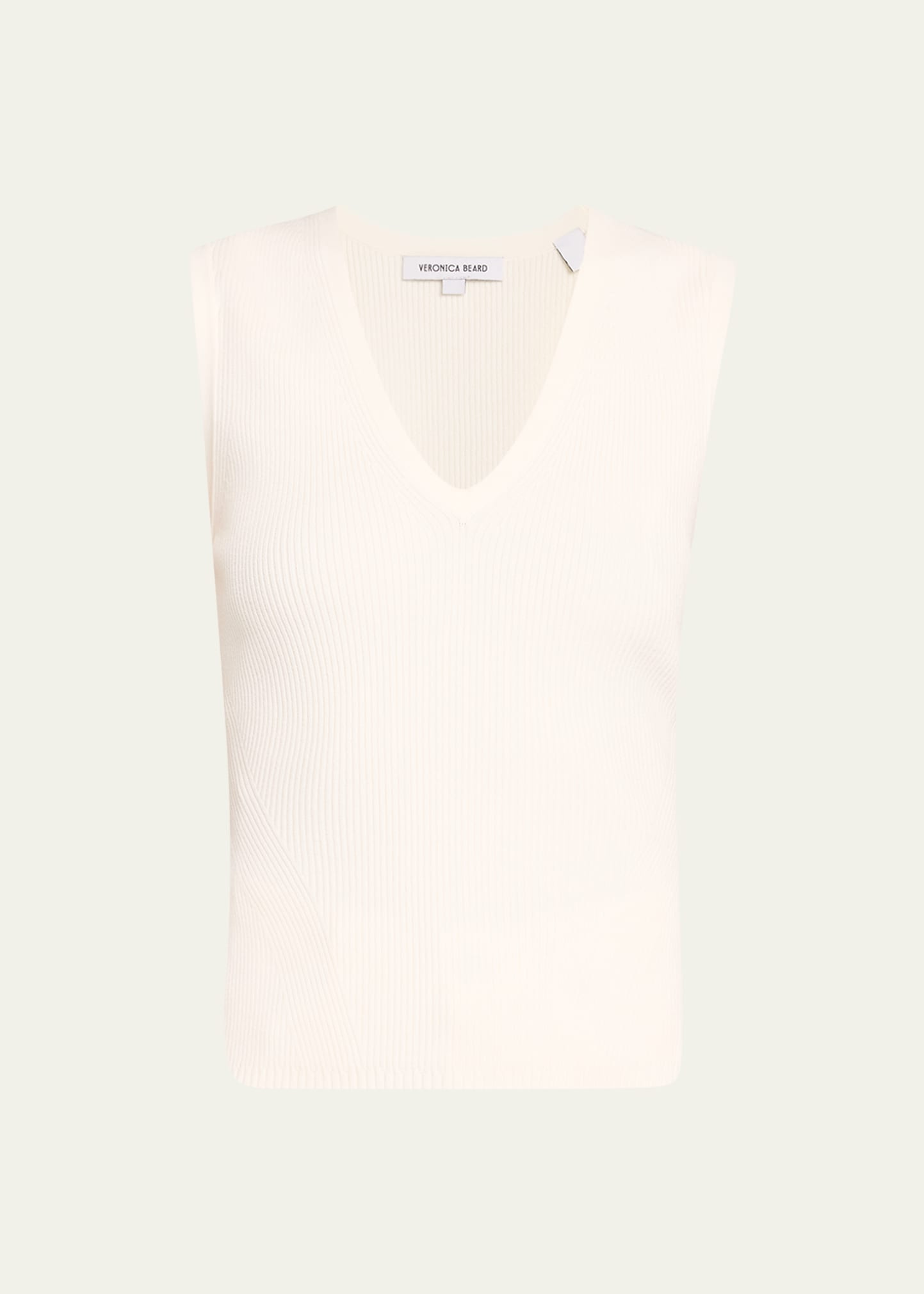Sid Ribbed Sleeveless Sweater - 1