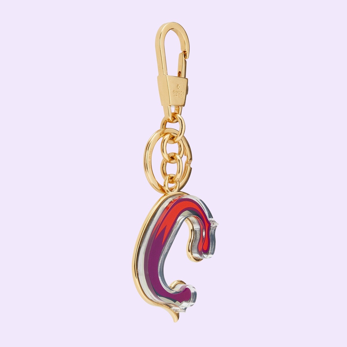 Plexiglas letter keychain - 3