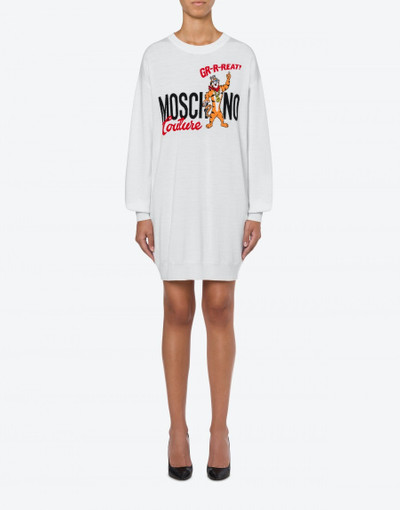 Moschino CHINESE NEW YEAR WOOL DRESS outlook