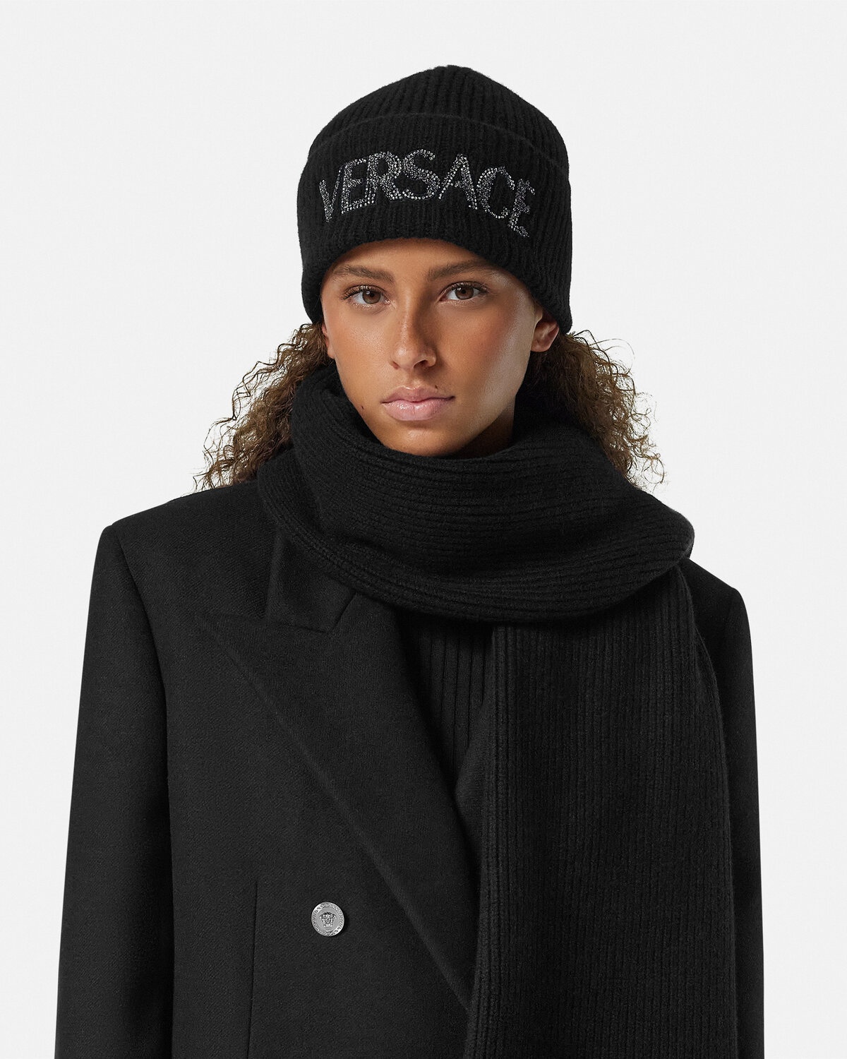 Cielo Stellato Logo Cashmere Knit Beanie - 3