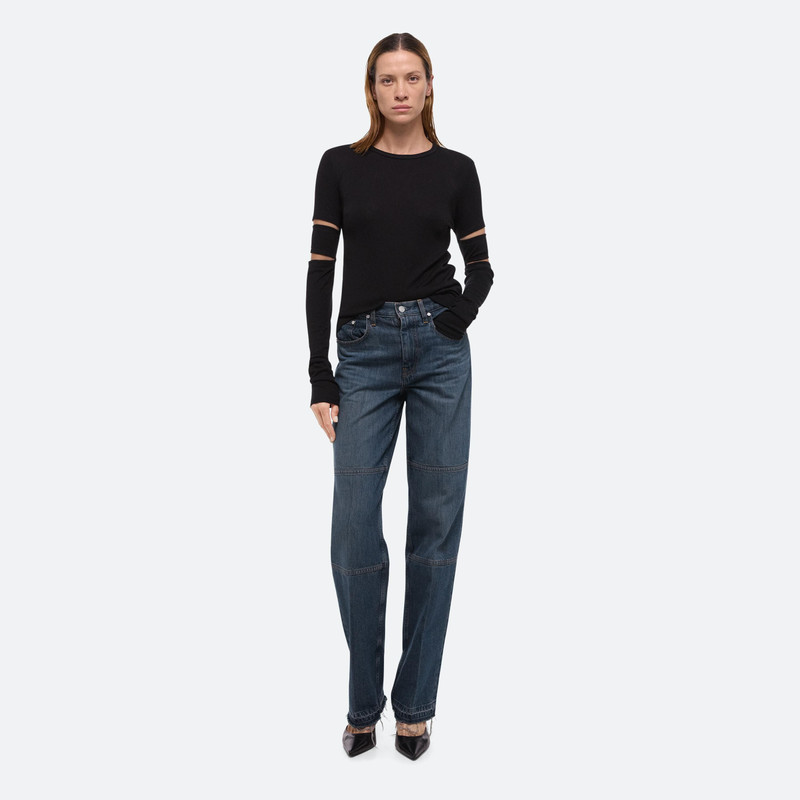 Helmut Lang SLASHED LONG-SLEEVED TOP outlook