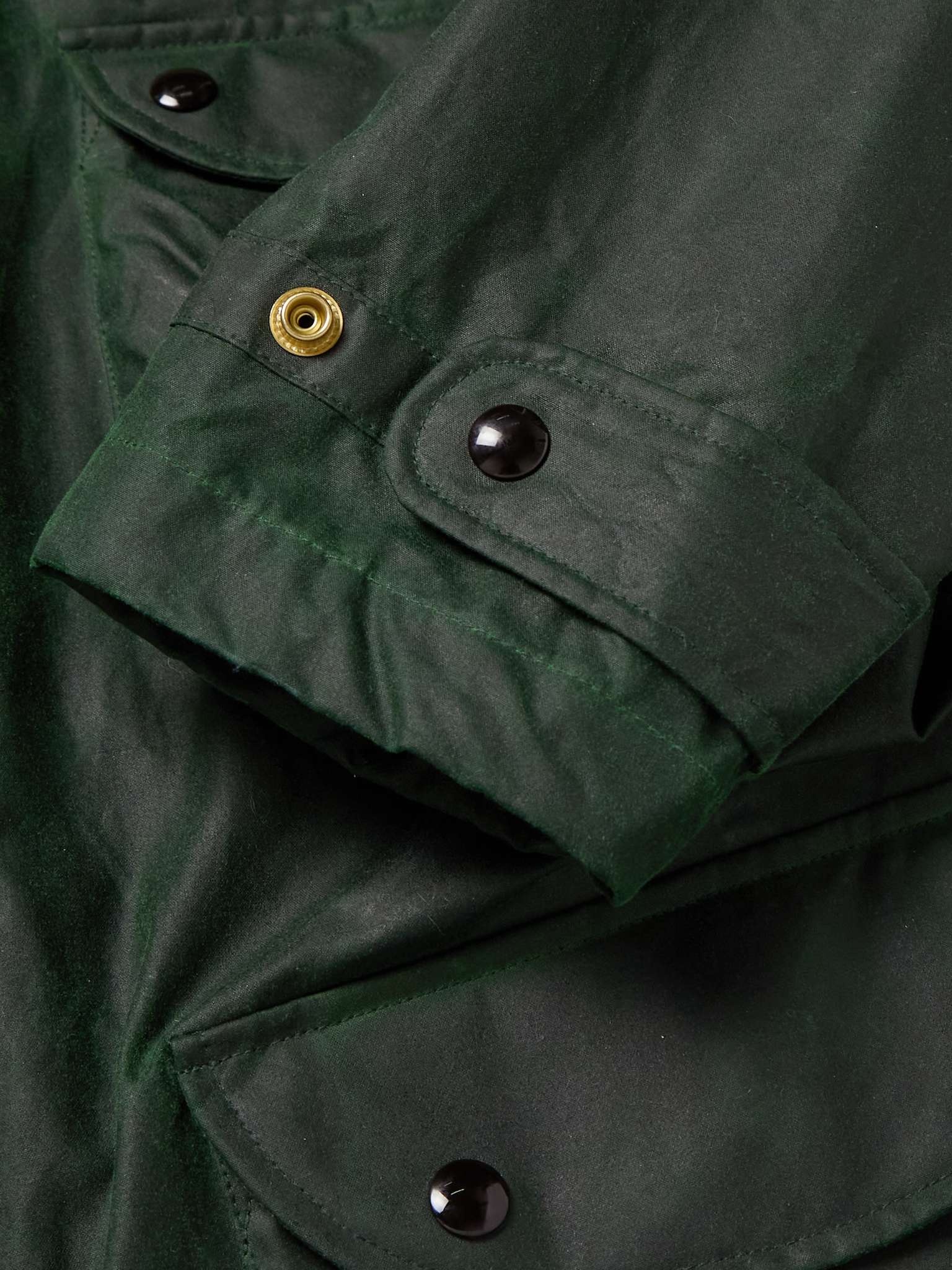 Corduroy-Trimmed Waxed-Cotton Jacket - 6