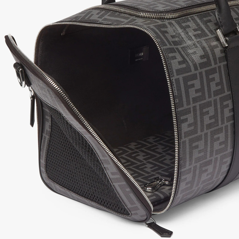 Black fabric dog carrier 4