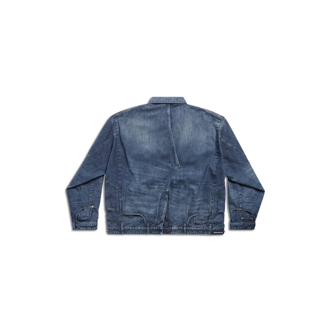 Deconstructed Jacket in Dark Blue - 6