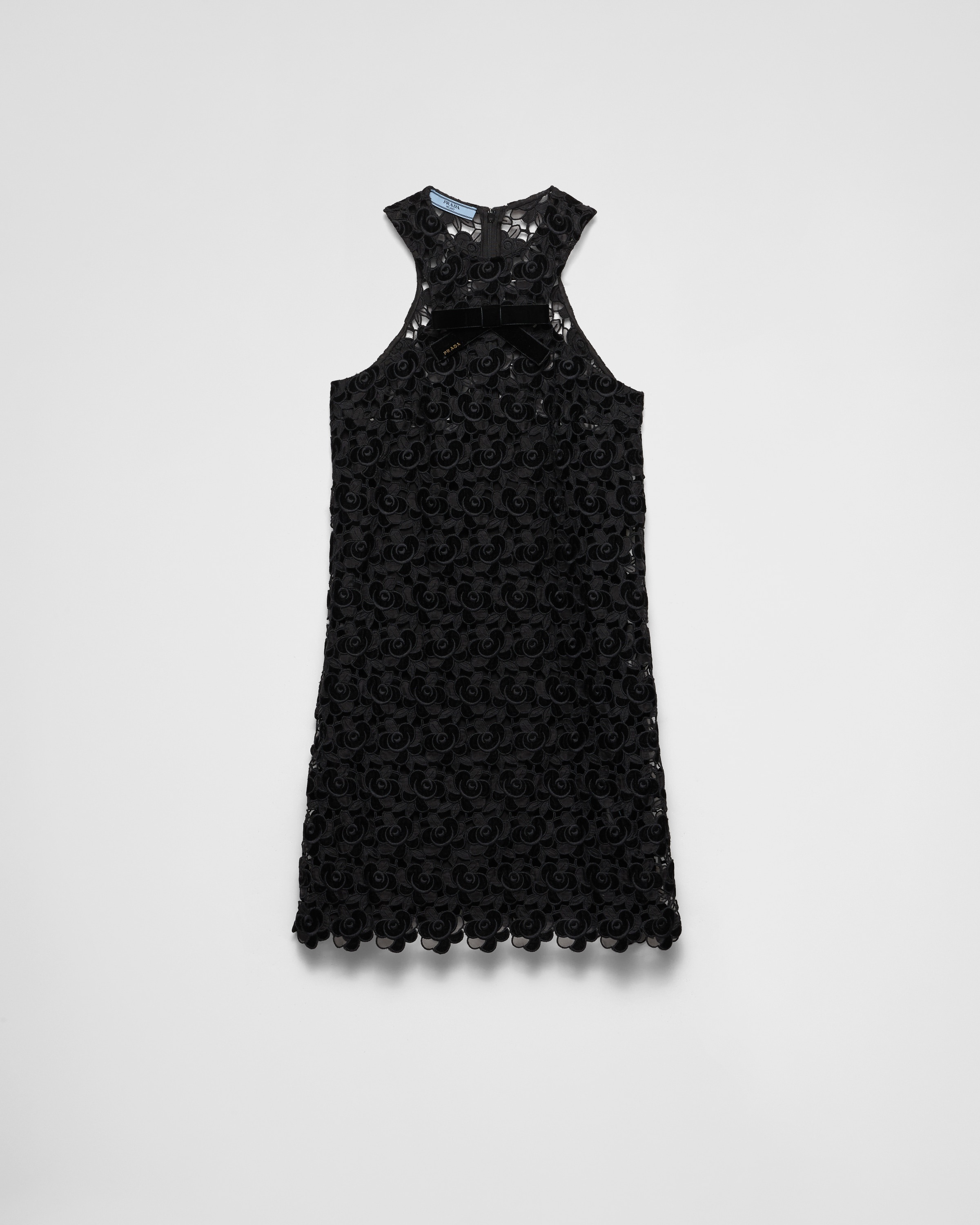 Guipure lace mini dress - 1