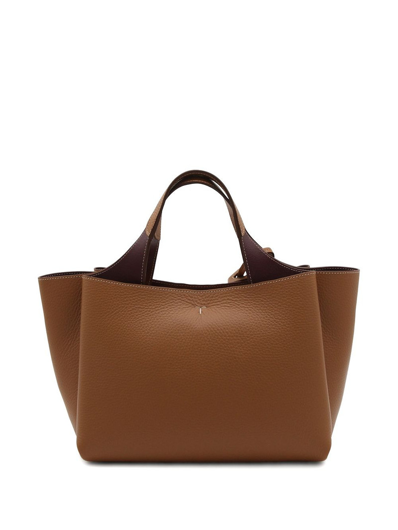 Tod's mini textured charm tote bag outlook
