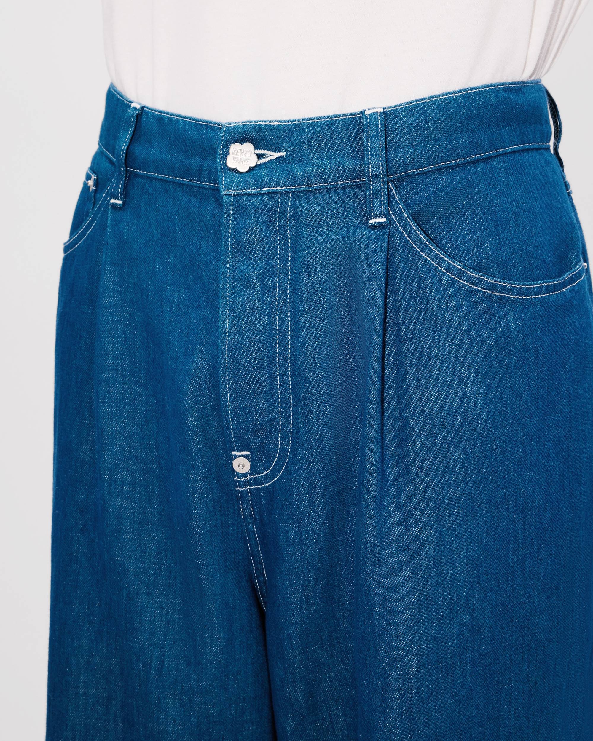 Buggy jeans in japanese linen denim - 4