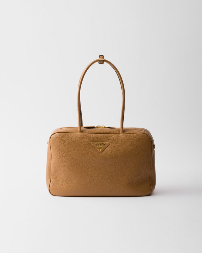 Large leather top-handle bag - 1