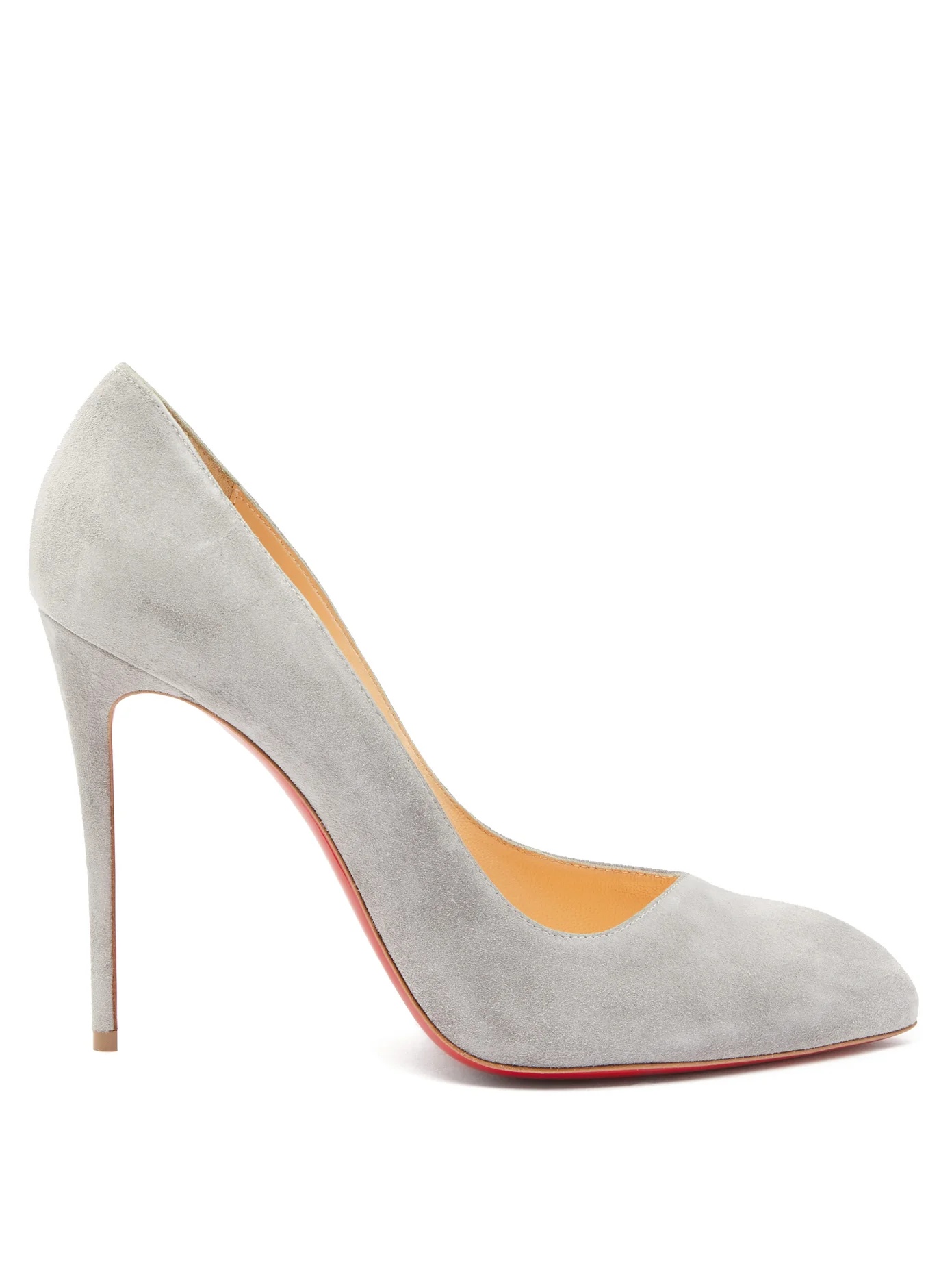 Corneille 100 asymmetric suede pumps - 1