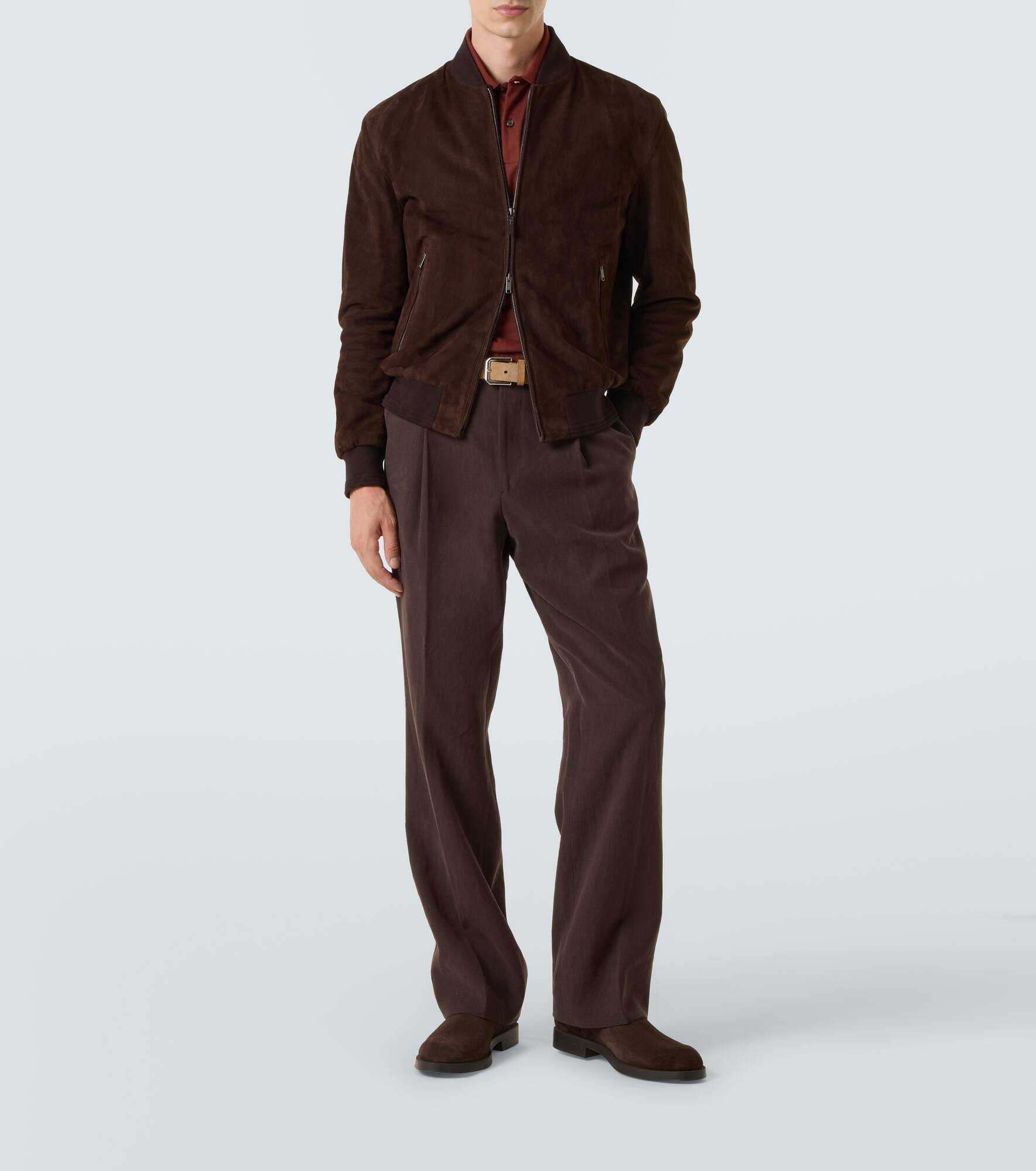 Suede bomber jacket - 2