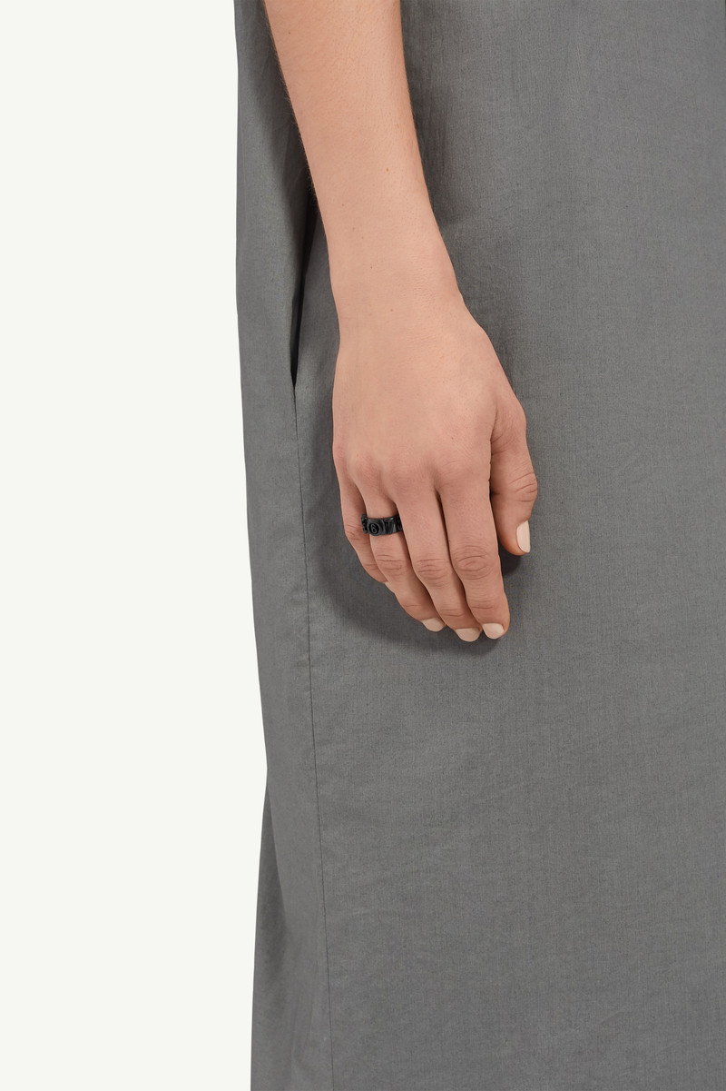 Numeric Signature Embossed Ring 5