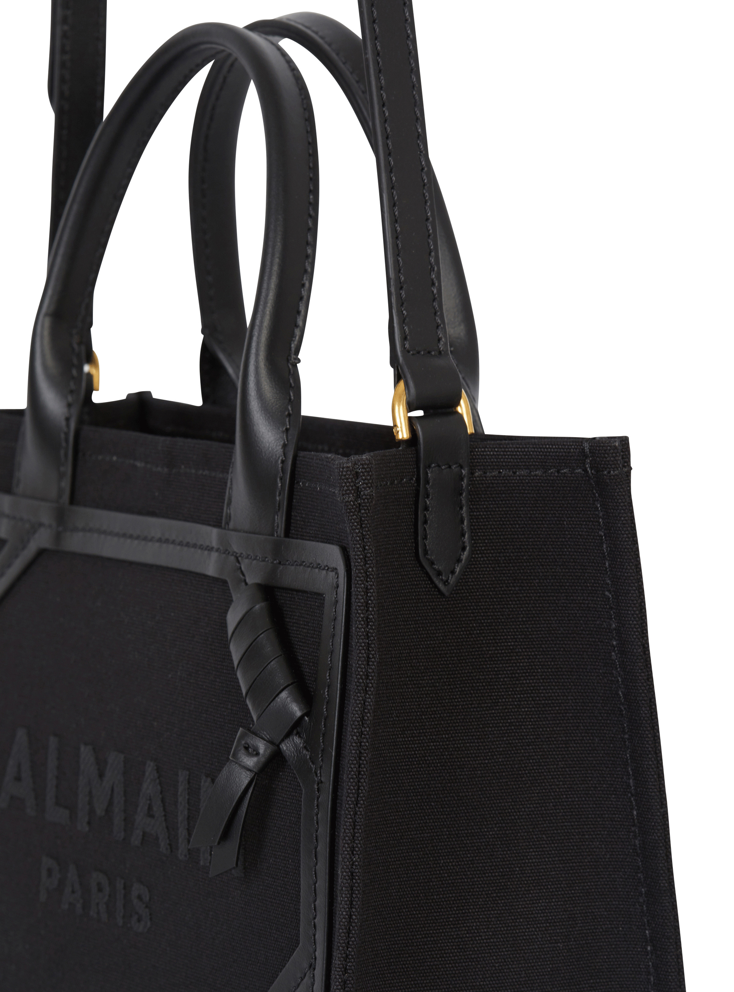 B-Army canvas and leather tote - 4