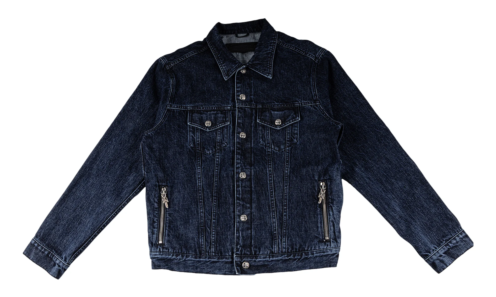 Motorbreath Denim Trucker Jacket "Blue" CHRM1442 - 1