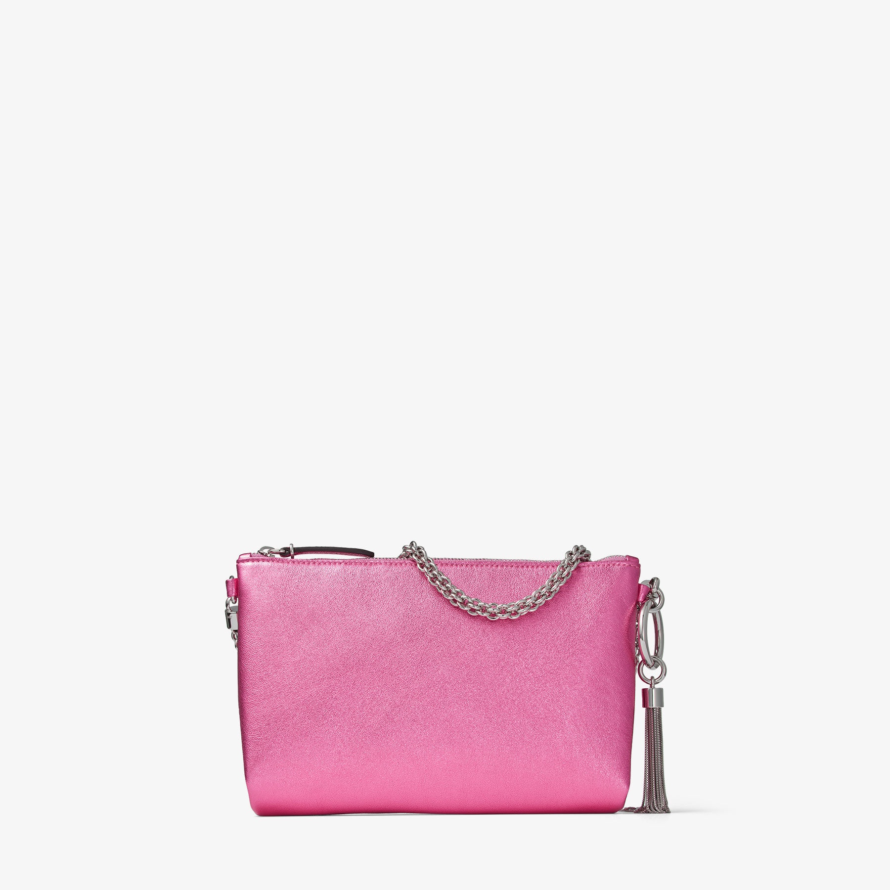 Callie Mini
Candy Pink Metallic Nappa Leather Mini Clutch Bag - 2