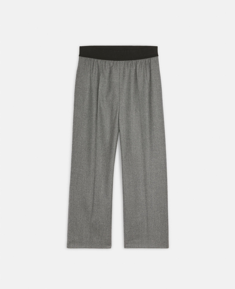 Tailored Wool Flannel Trousers 1