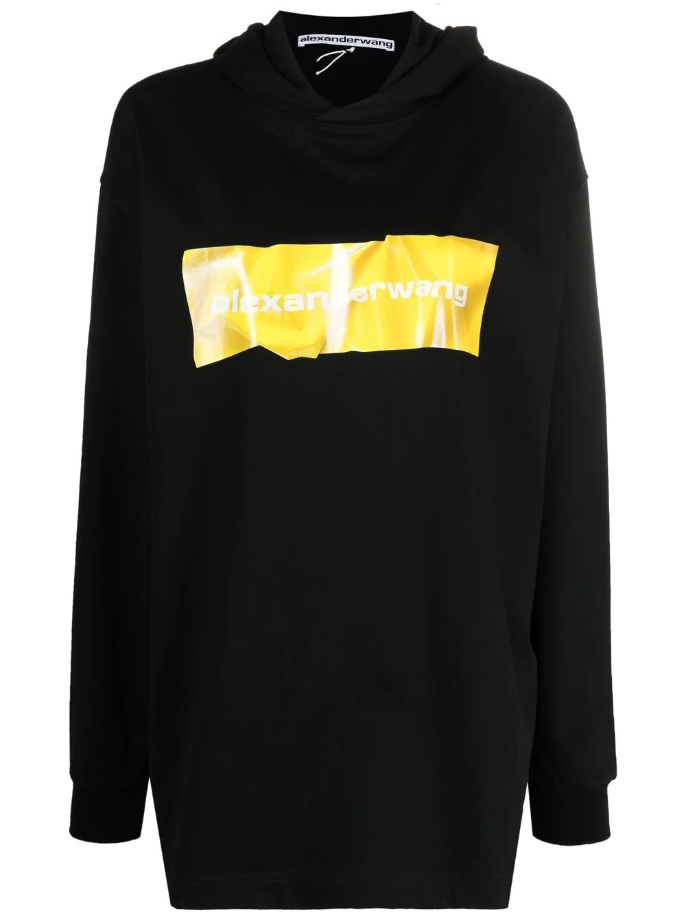 logo-print hoodie - 1