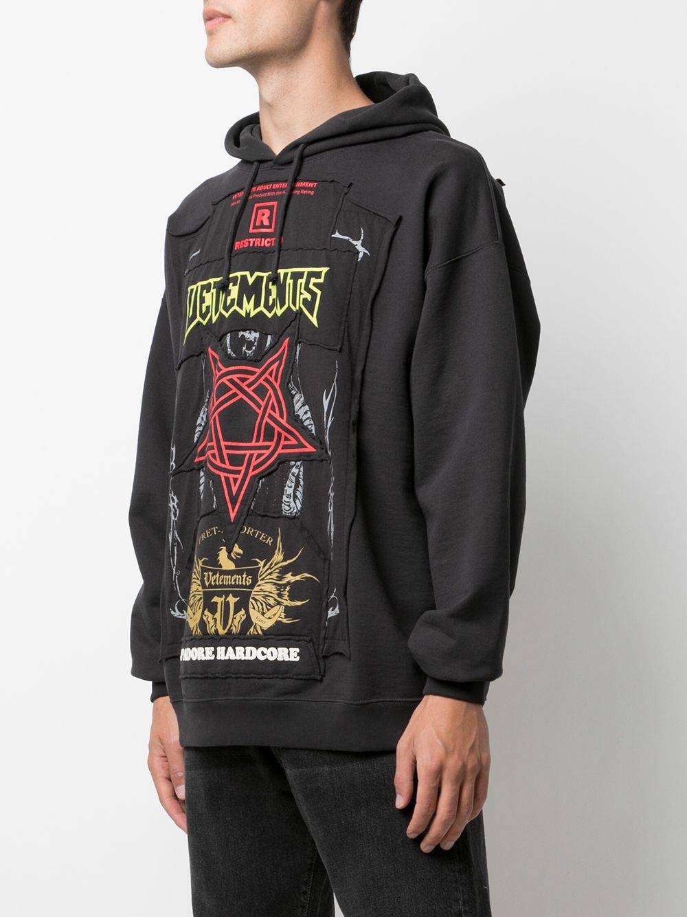 graphic-print long-sleeve hoodie - 4