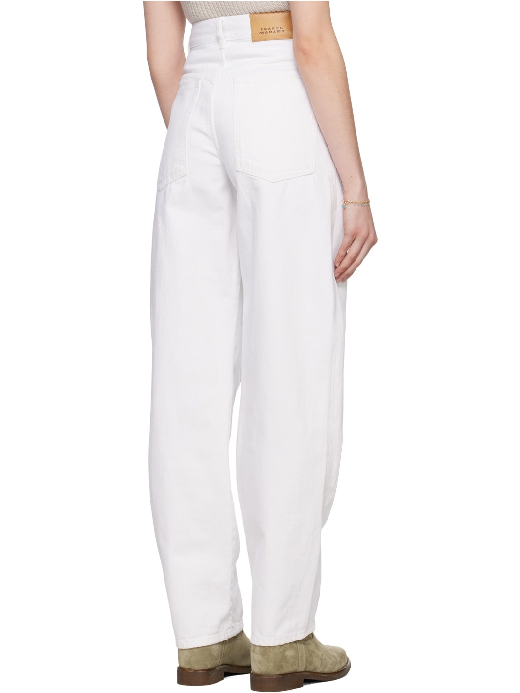 White Vetan Jeans - 3