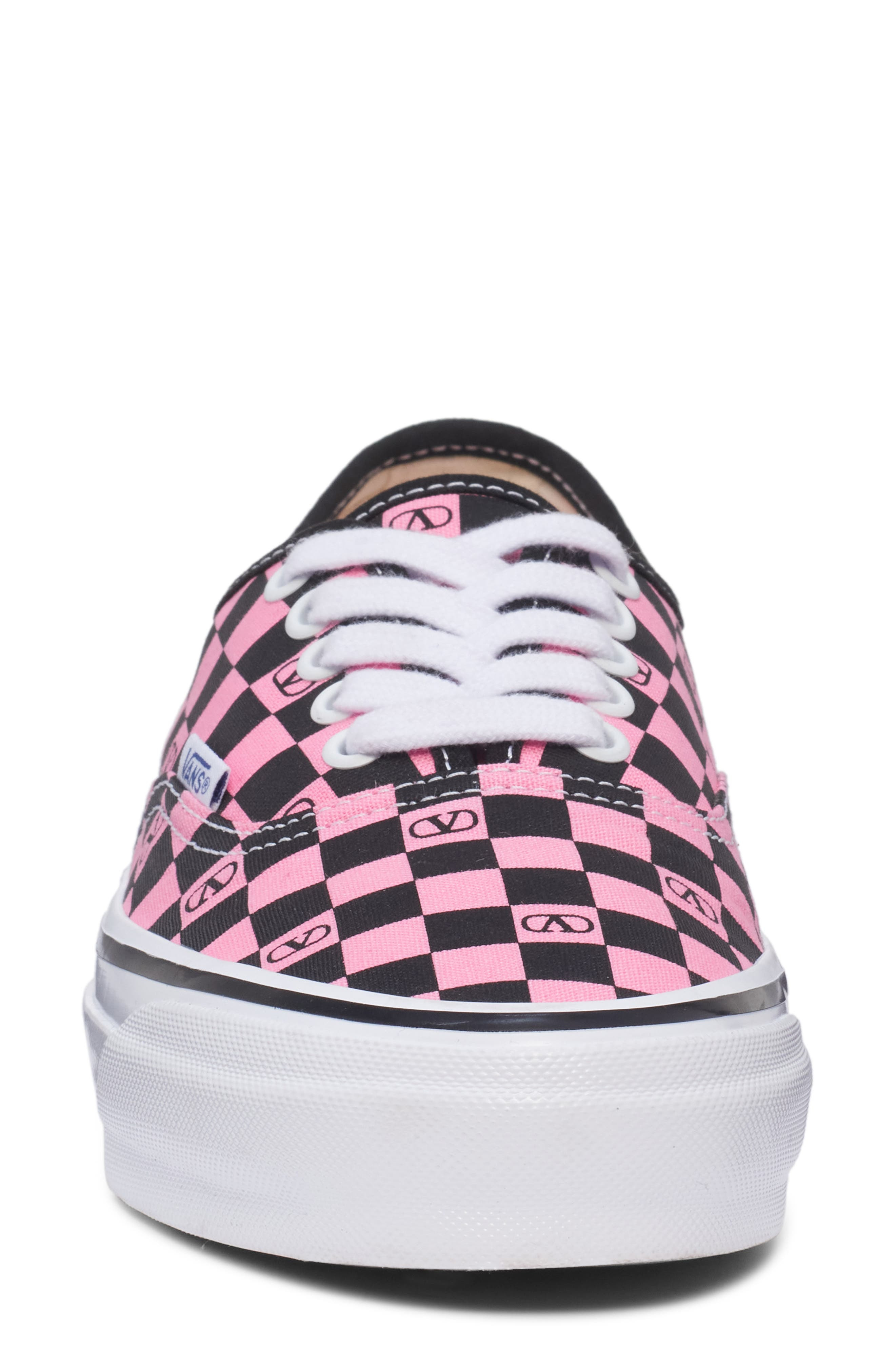 Valentino x Vans Authentic Low Top Sneaker in Pink Orchid/Nero at Nordstrom - 4