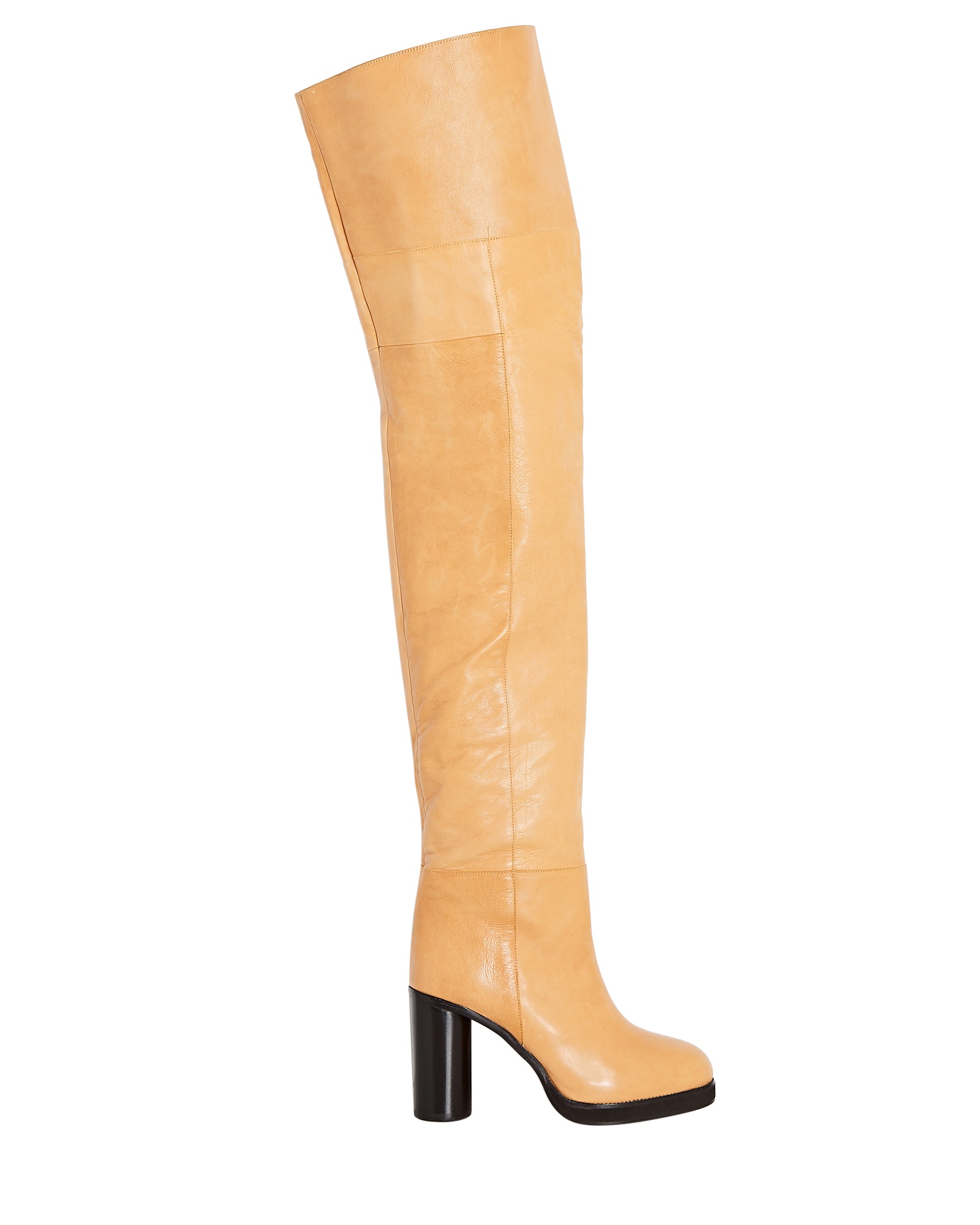 Lurna Over-The-Knee Leather Boots - 1