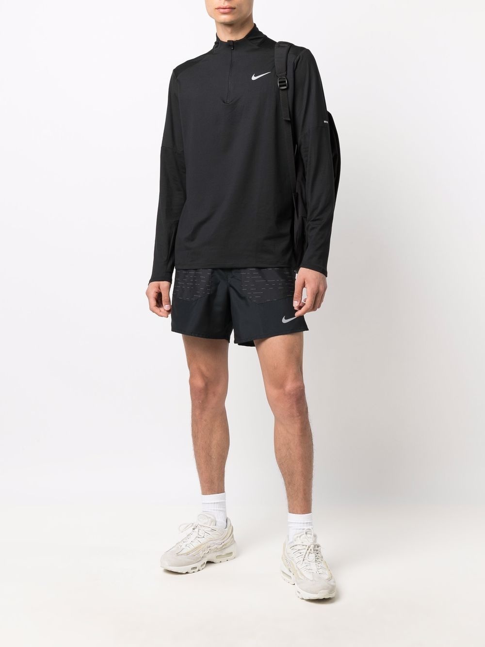 Swoosh logo-detail track shorts - 2