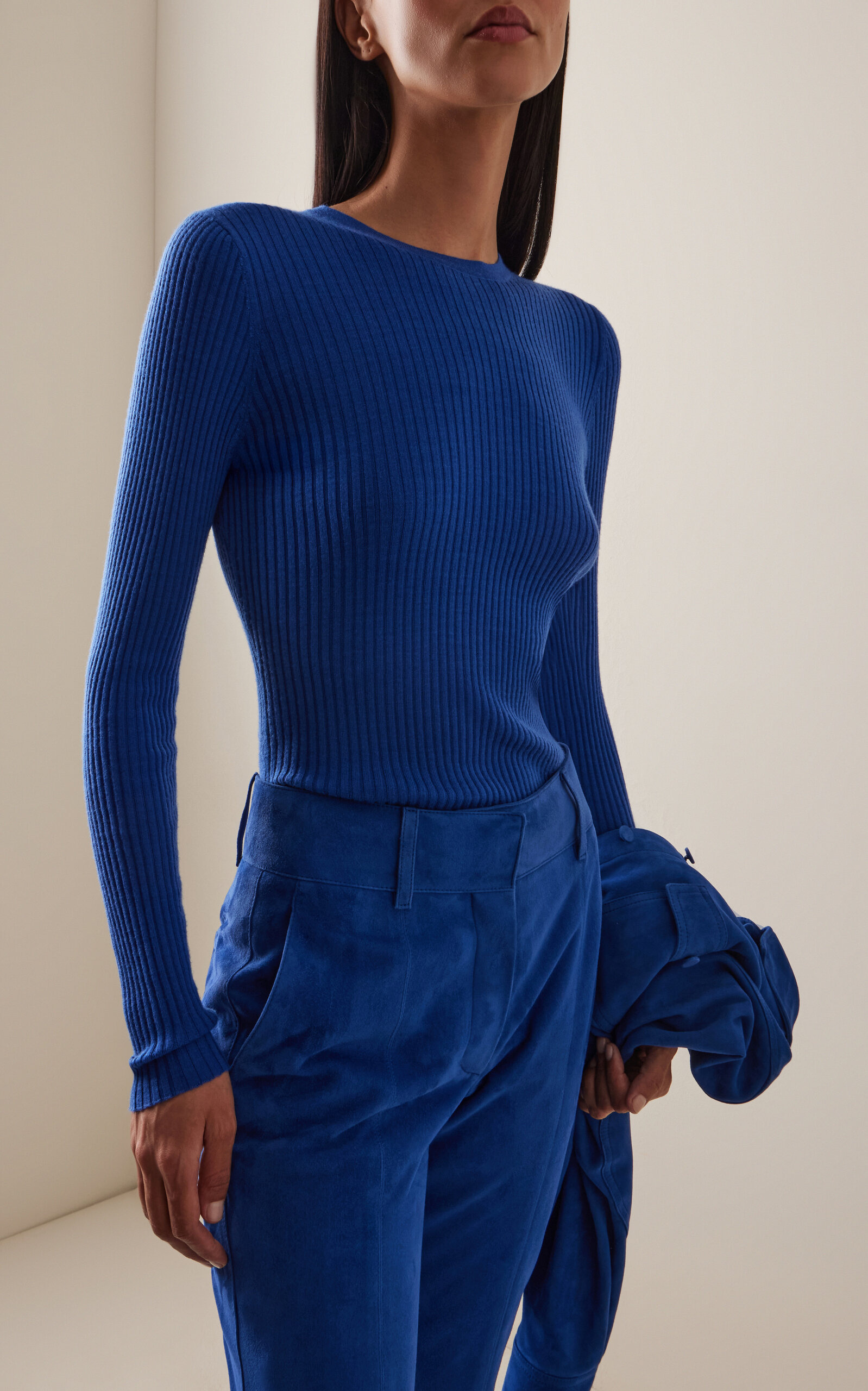 Browning Knit Cashmere-Silk Top blue - 2