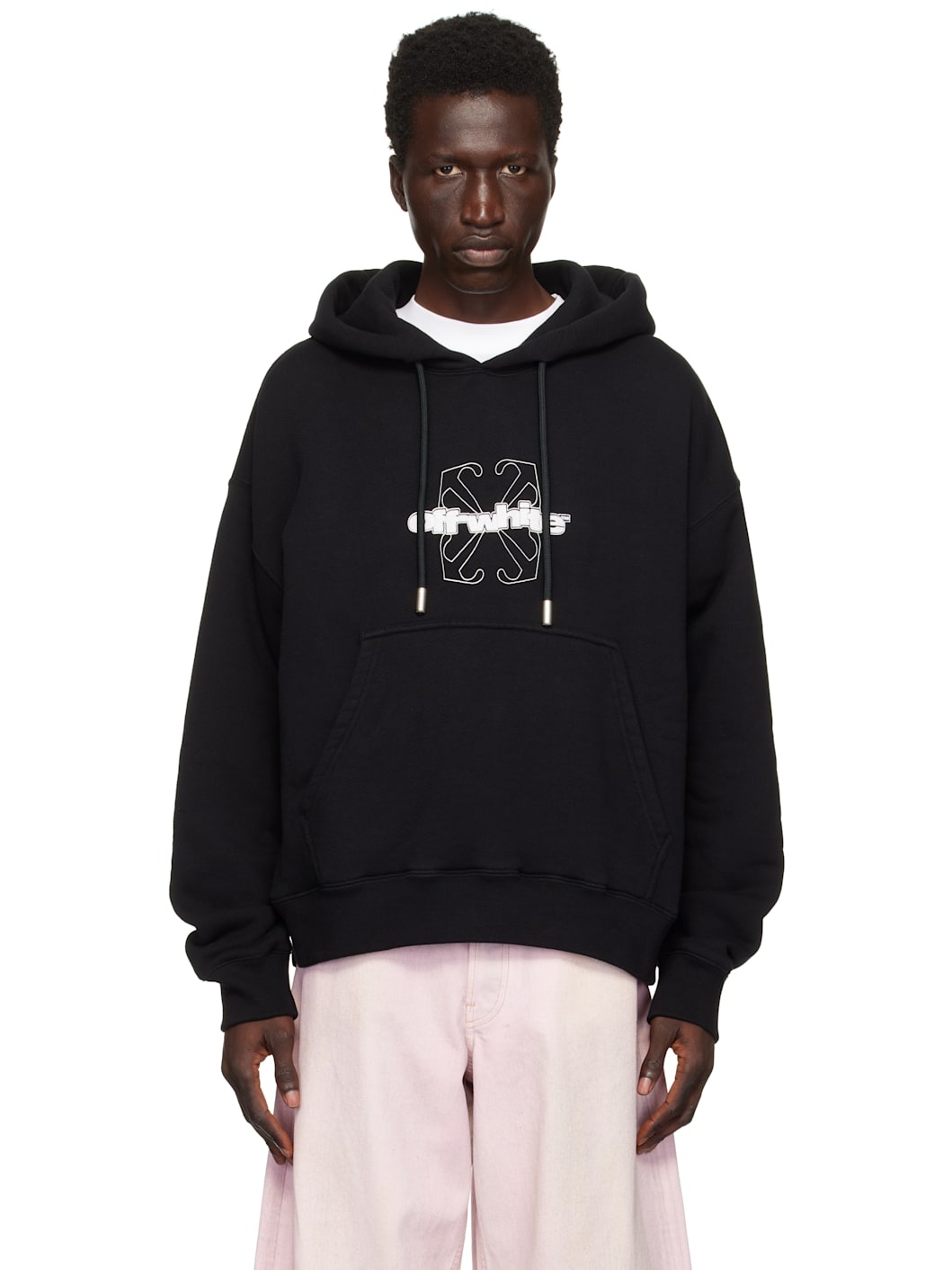 Black Flock Arrow Skate Hoodie - 1