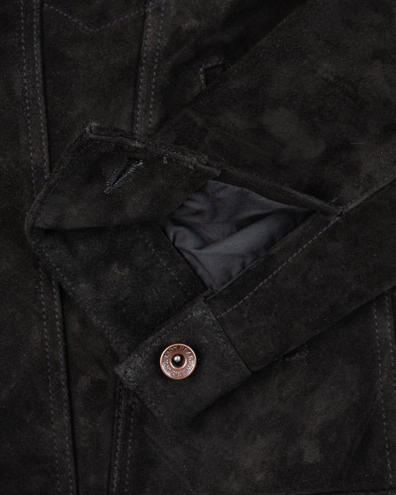 IHJ-155-BLK HORSEHIDE SUEDE MODIFIED TYPE III JACKET - BLACK 9