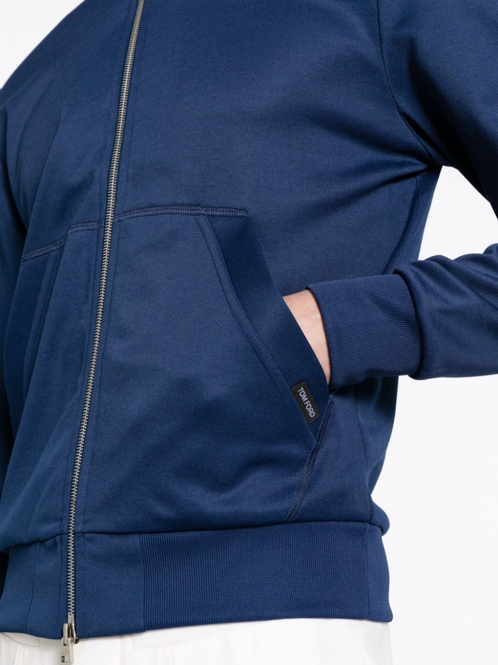 high-neck track jacket - 5