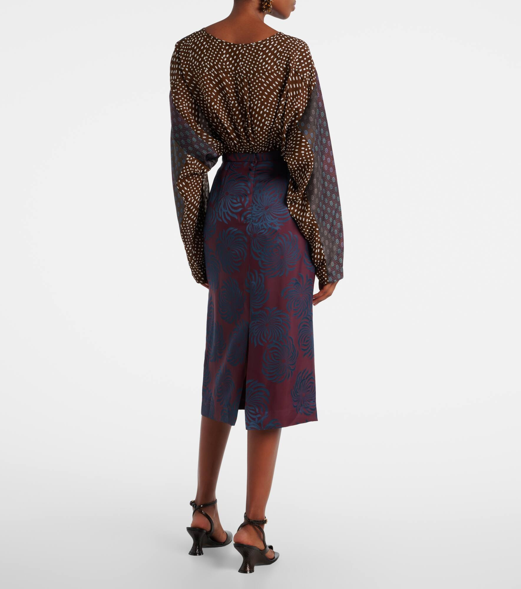 Printed midi skirt - 3