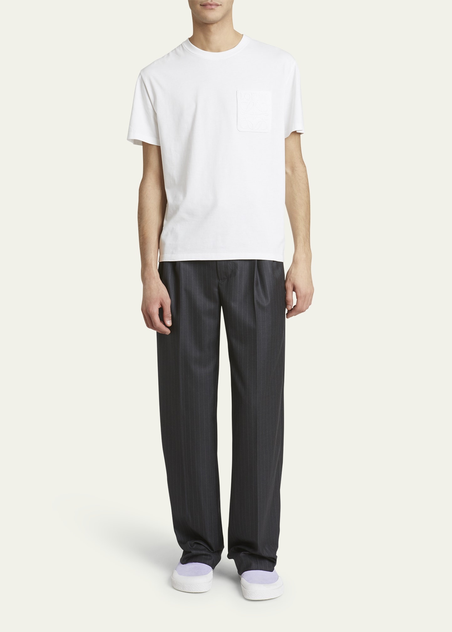 Men's Embroidered Anagram Pocket T-Shirt - 2