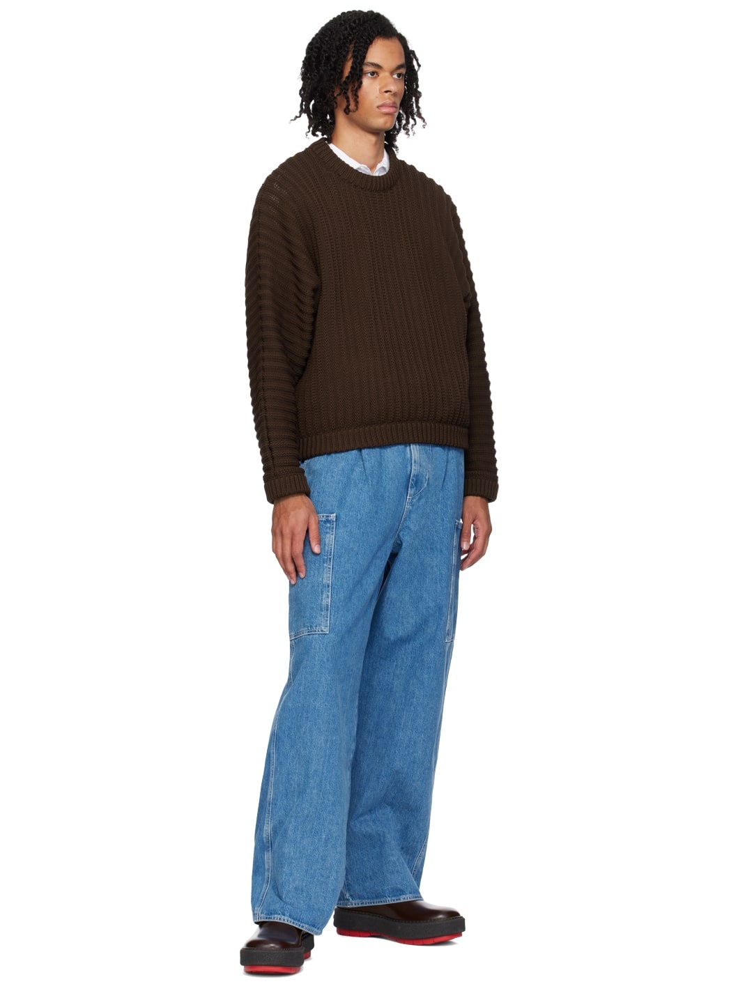Brown Cemento Chelsea Boots - 5