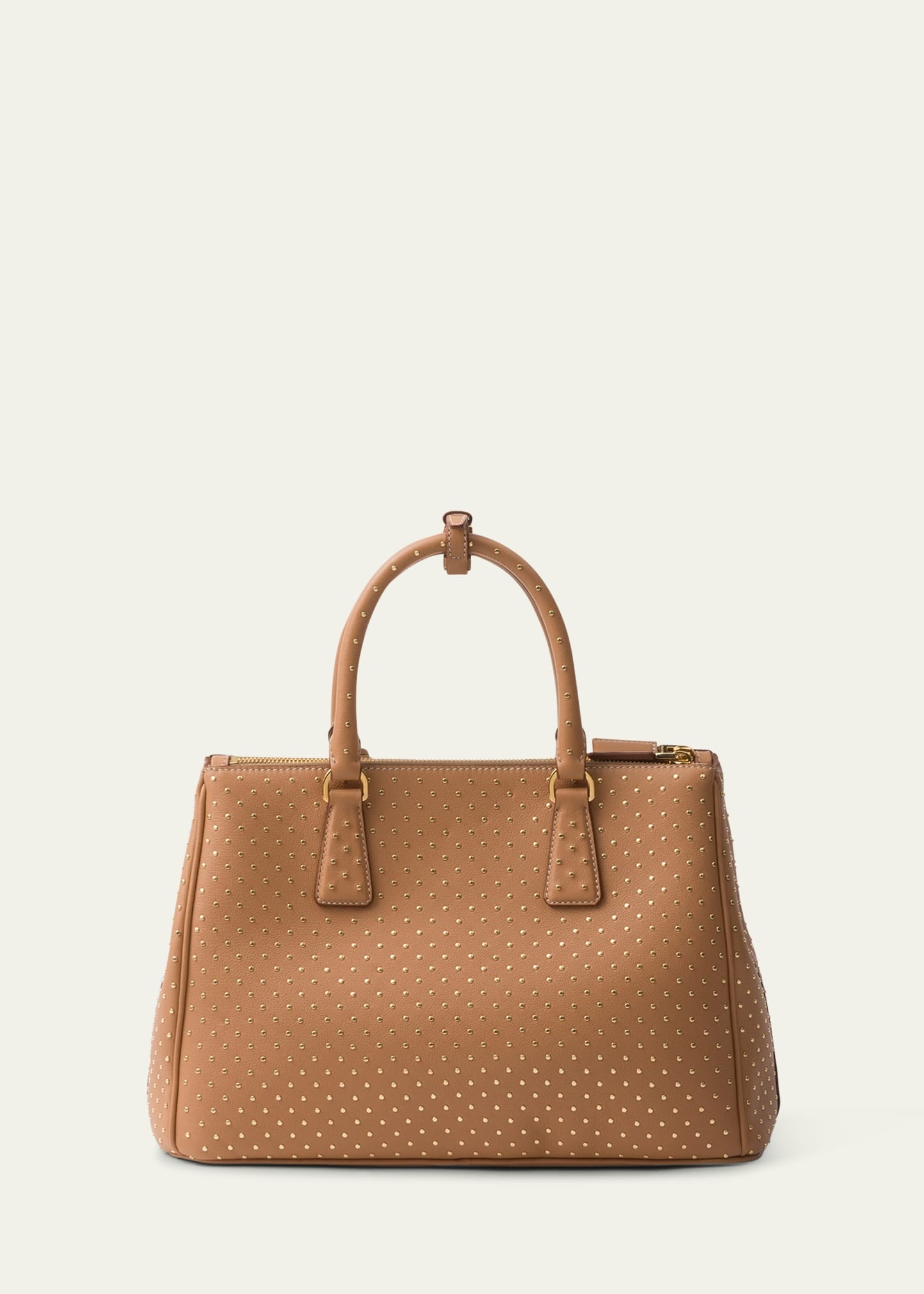 Galleria Large Studded Leather Top-Handle Bag - 3