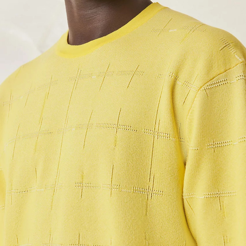 "H en Carreaux" boxy fit t-shirt 3