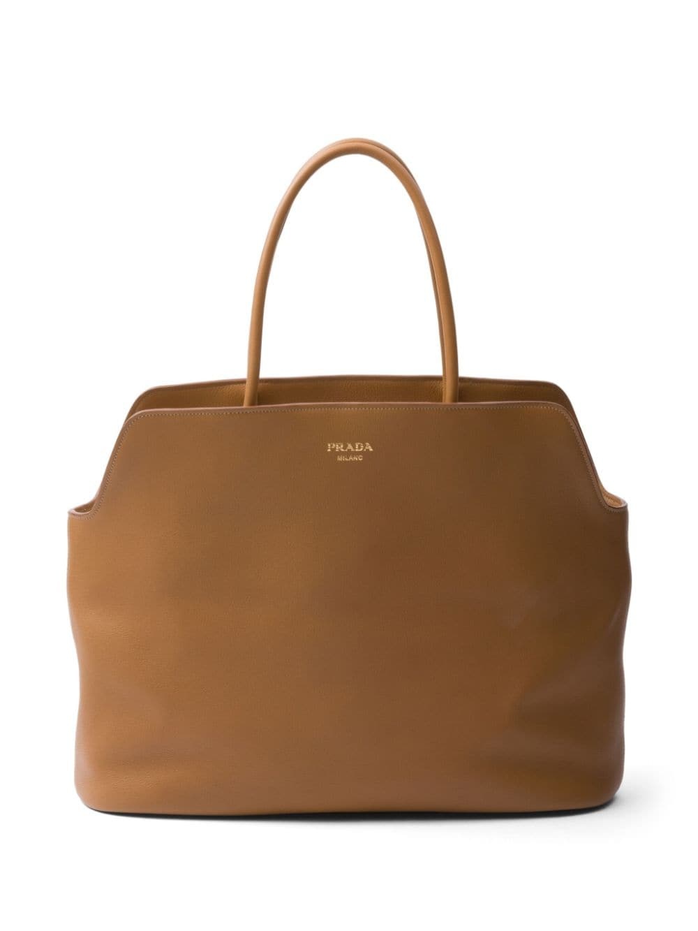 large leather tote bag - 1