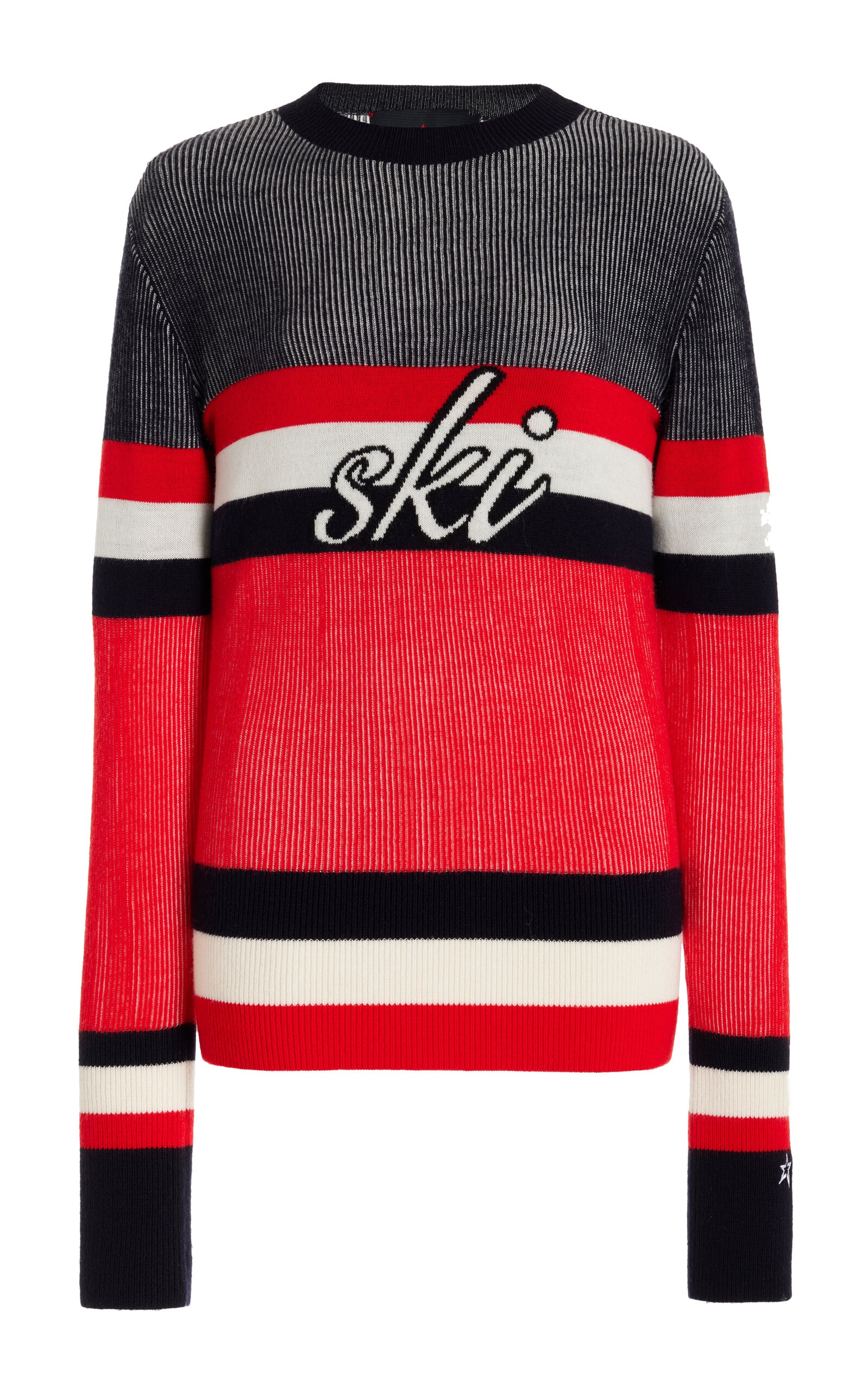 Evie Wool Ski Sweater red - 1