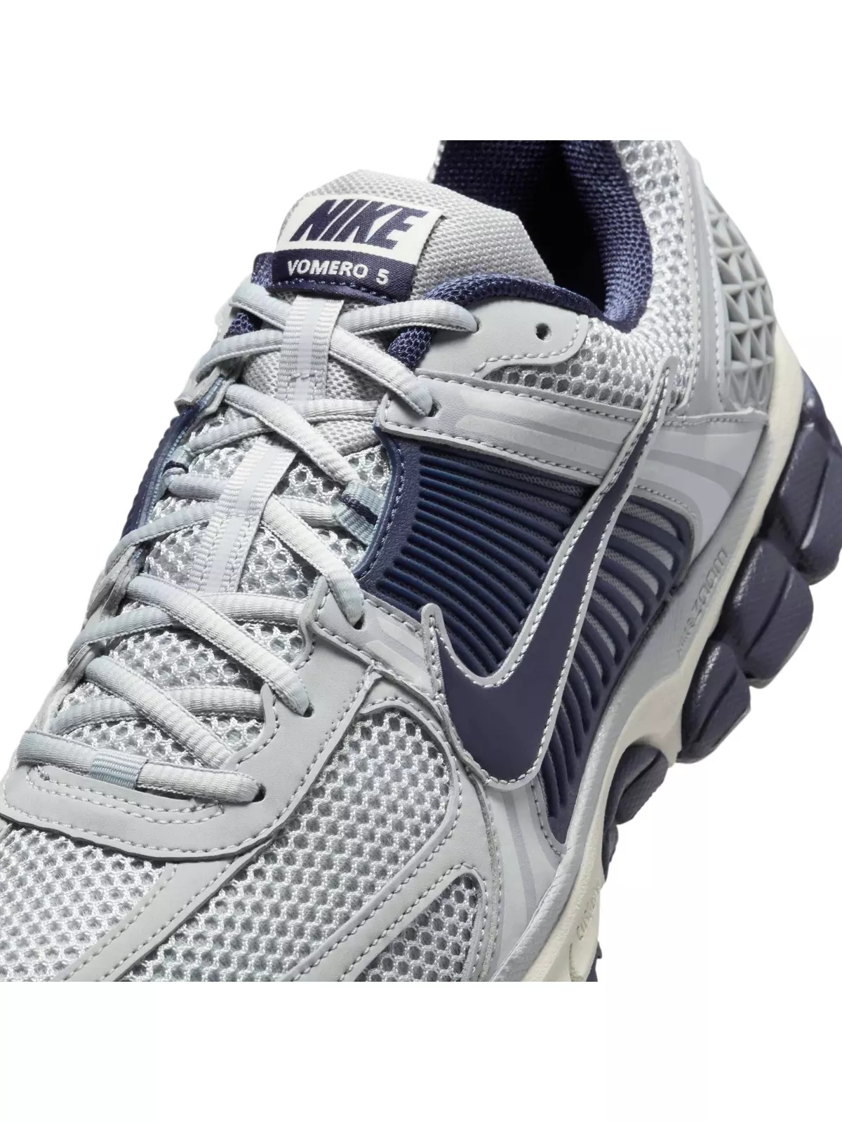 Zoom Vomero 5 "Vast Grey/Wolf Grey/Pale Ivory/Blue Void" Men's Shoe - 7