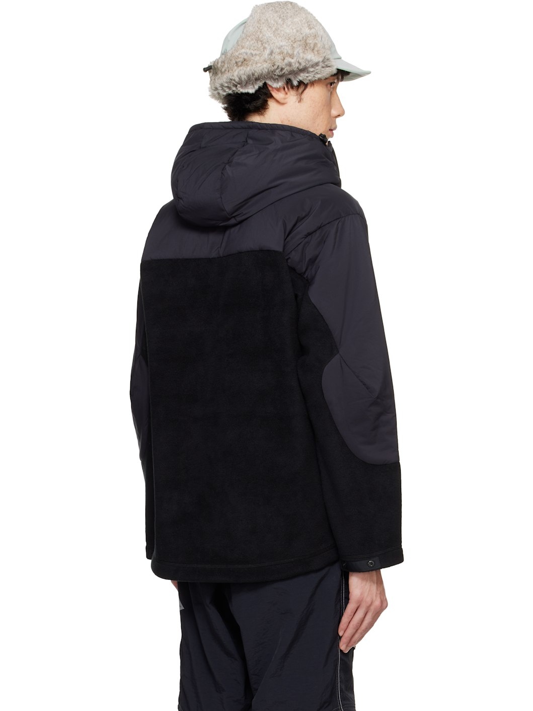 Black Top Fleece Jacket - 3