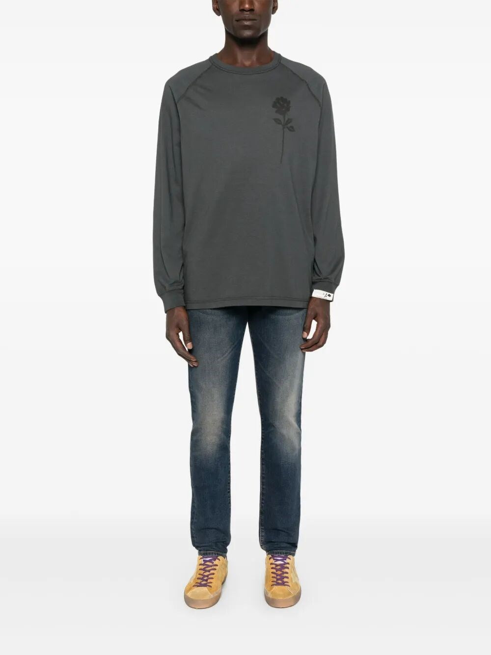 `Journey` Raglan Sleeve T-Shirt With Print - 2