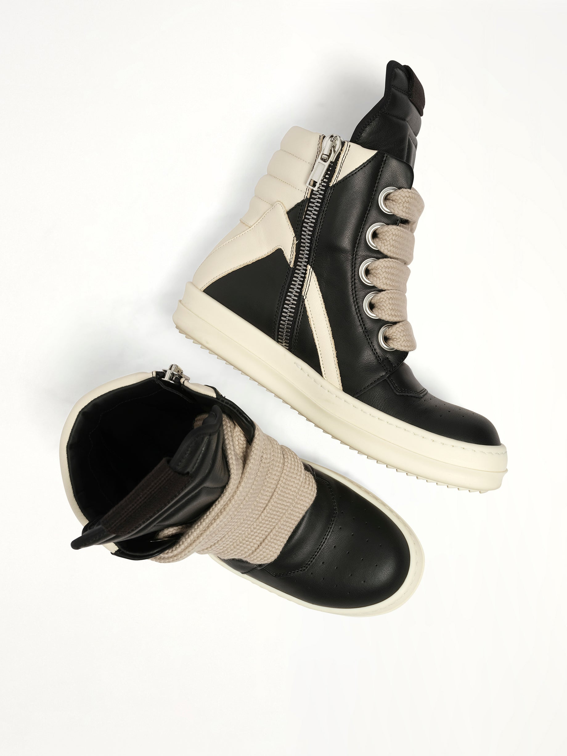 Jumbolace Geobasket in Black/Milk/Milk - 4
