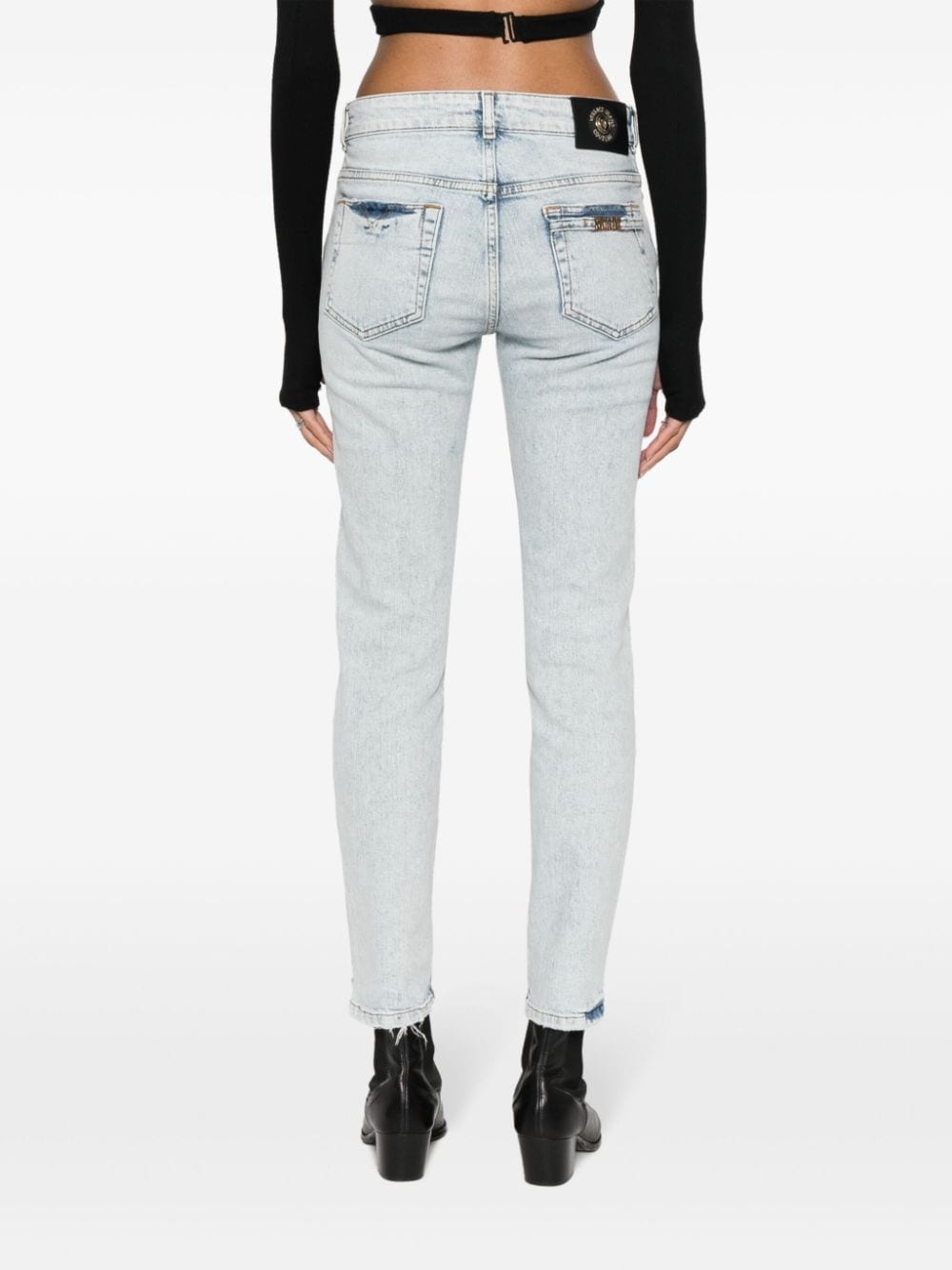 low-rise straight-leg jeans - 4