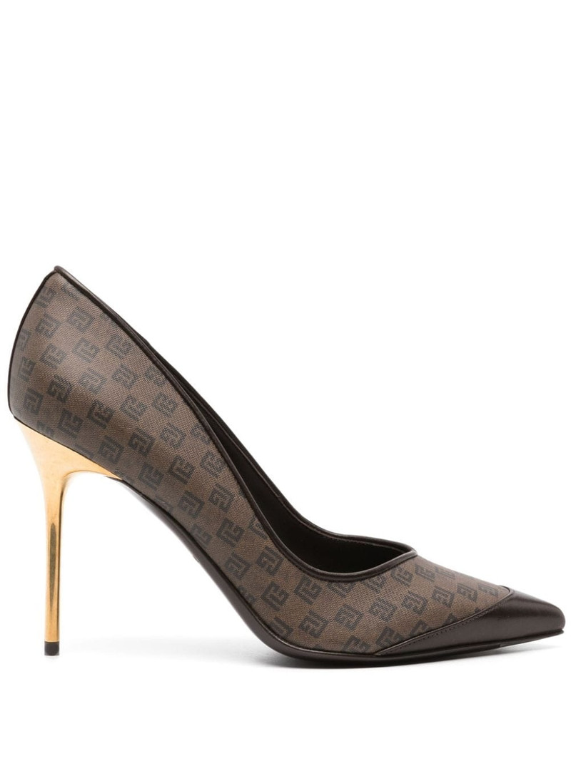 100mm monogrammed pumps 1
