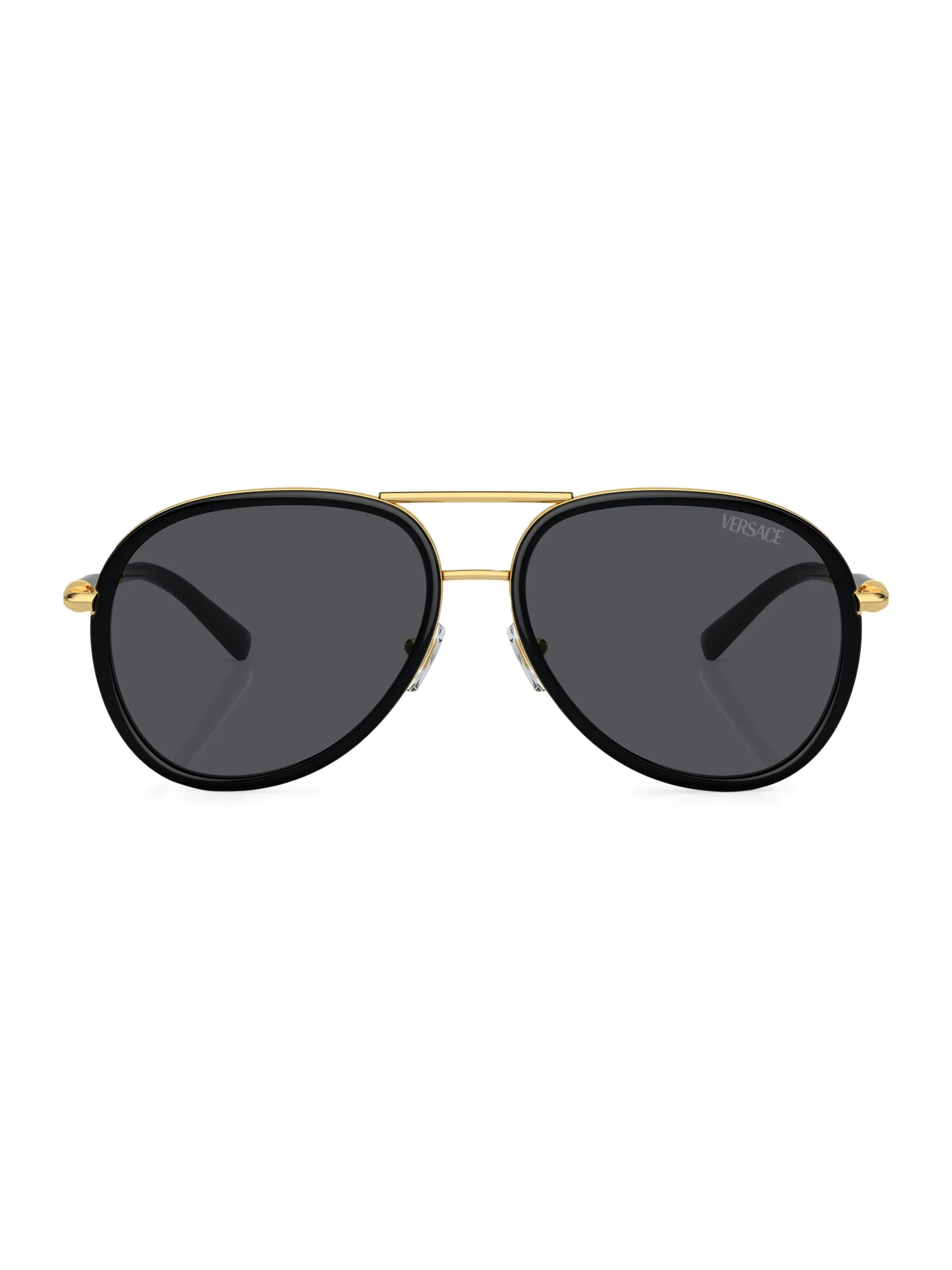 Women's 60MM Aviator Sunglasses - Black - 1