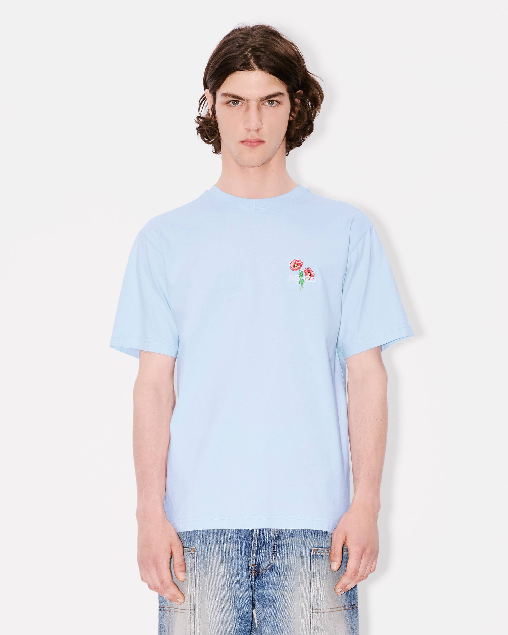 'KENZO Archive Bouquet' embroidered T-shirt in cotton - 3