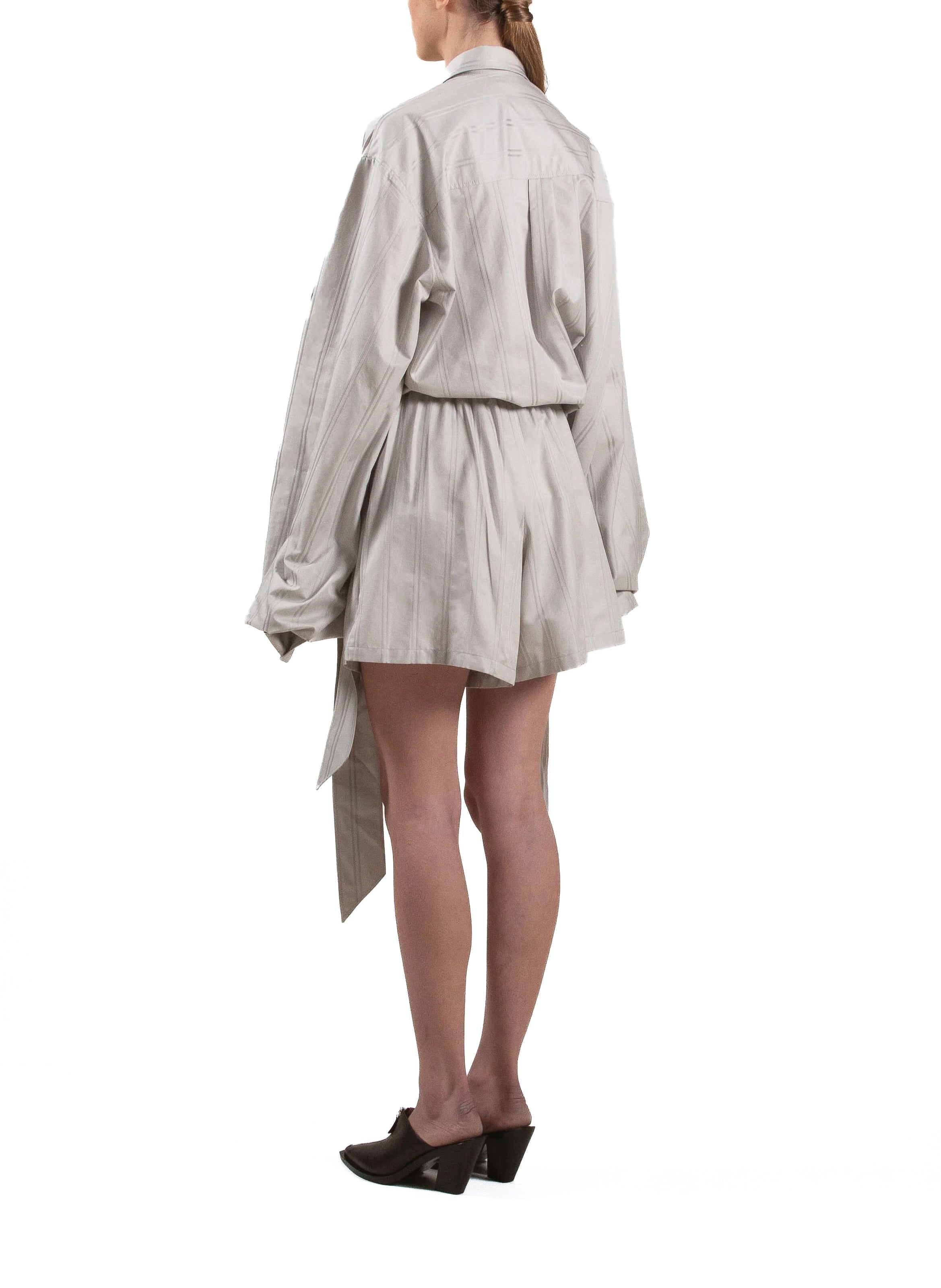 Casual Short Grey Stripes - 3