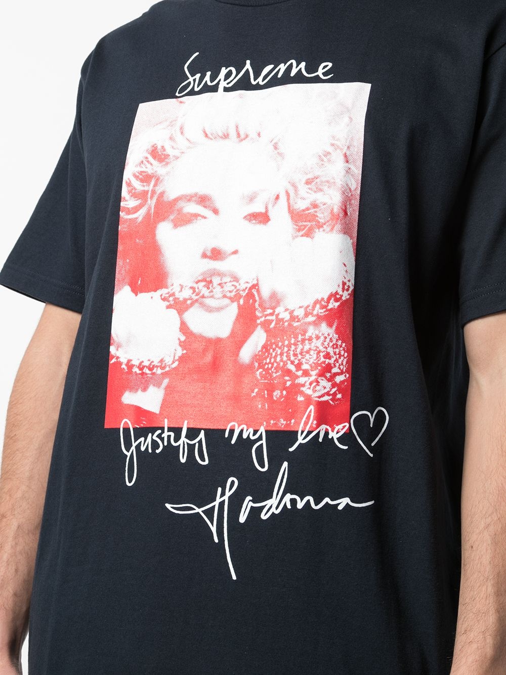 Madonna print T-shirt - 5