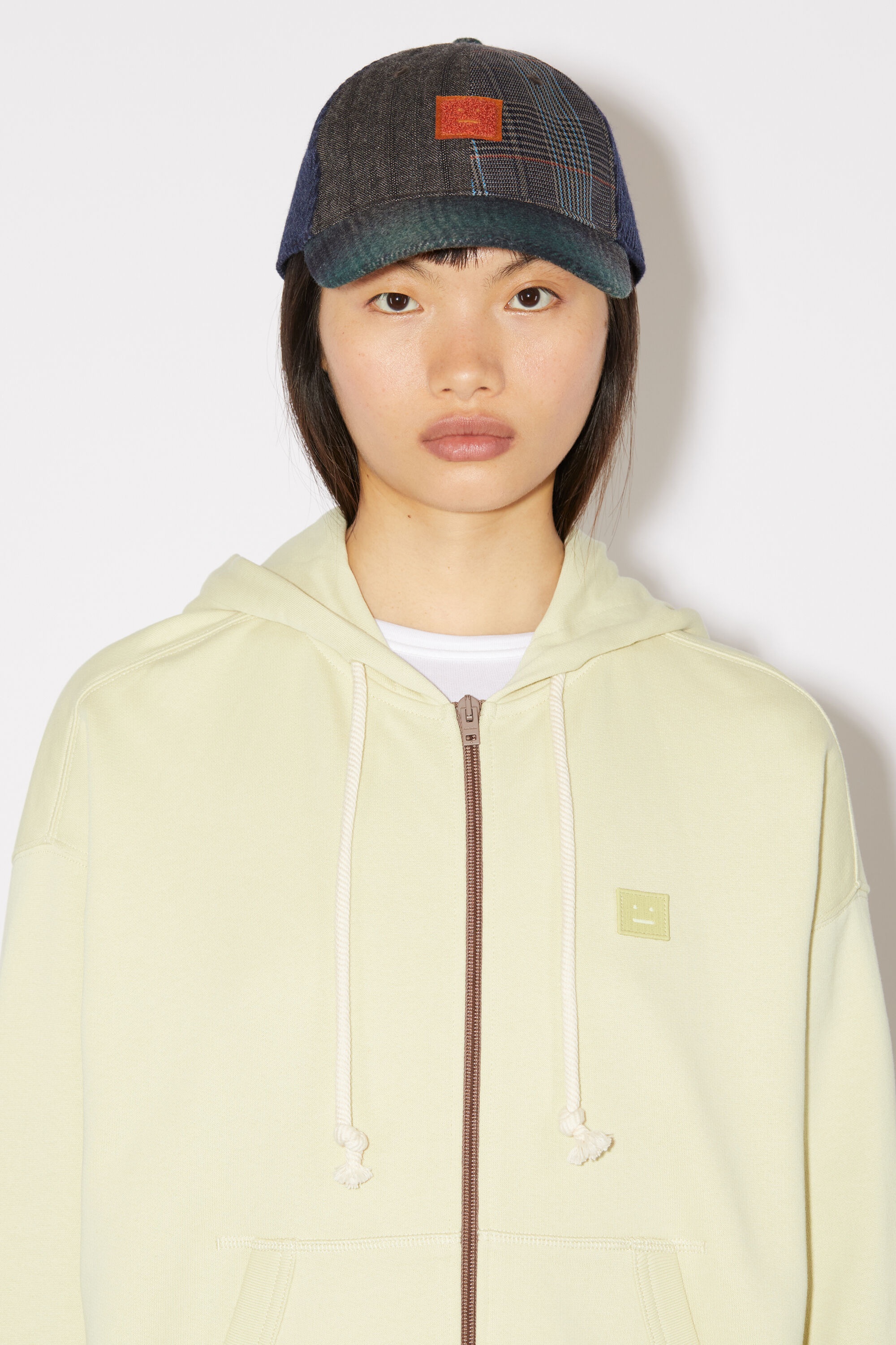 Hooded zip sweater - Sand/green - 4