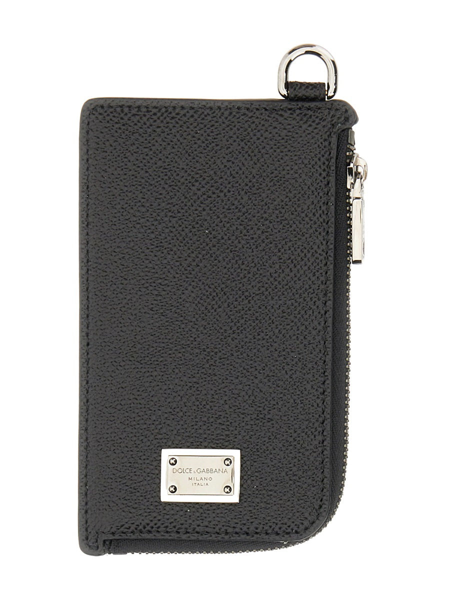 Card Holder With Logo Plaque - 1