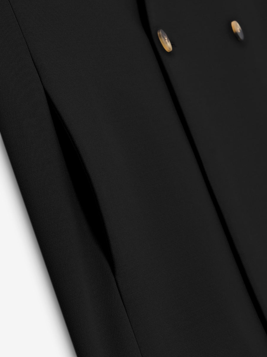 Relaxed Lapelless Blazer - 4